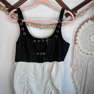 Hot Topic Bustle Buckle Strap Skirtall Dress